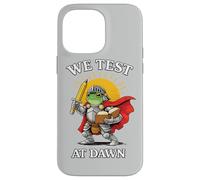 We Test At Dawn Epic Frog Knight Test Day Coordinator Case for iPhone 14 Pro Max