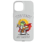We Test At Dawn Epic Frog Knight Test Day Coordinator Case for iPhone 15