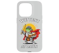 We Test At Dawn Epic Frog Knight Test Day Coordinator Case for iPhone 15 Pro