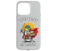 We Test At Dawn Epic Frog Knight Test Day Coordinator Case for iPhone 15 Pro Max