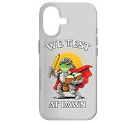 We Test At Dawn Epic Frog Knight Test Day Coordinator Case for iPhone 17