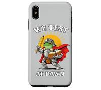 We Test At Dawn Epic Frog Knight Test Day Coordinator Case for iPhone XS Max