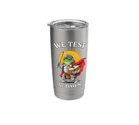 We Test At Dawn Epic Frog Knight Test Day Coordinator Stainless Steel Insulated Tumbler