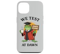 We Test At Dawn Exams Frog Test Day Coordinator Case for iPhone 13