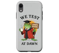 We Test At Dawn Exams Frog Test Day Coordinator Case for iPhone XR