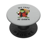 We Test At Dawn Exams Frog Test Day Coordinator PopSockets Adhesive PopGrip