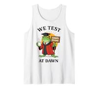 We Test At Dawn Exams Frog Test Day Coordinator Tank Top