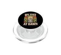 We Test At Dawn Frog Coffee Study Humor PopSockets PopGrip for MagSafe