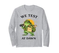 We Test At Dawn Frog Test Day Coordinator Long Sleeve T-Shirt