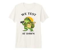 We Test At Dawn Frog Test Day Coordinator Premium T-Shirt