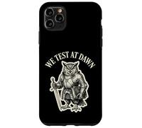 We Test At Dawn Funny Owl Knight QA Tester Exam Graphic Case for iPhone 11 Pro Max