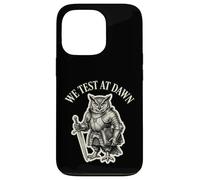 We Test At Dawn Funny Owl Knight QA Tester Exam Graphic Case for iPhone 13 Pro