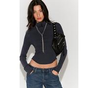 We The Free Aria Turtleneck Top at Free People in Black, Size: Medium - female
