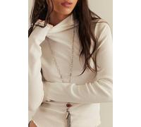 We The Free Aria Turtleneck Top at Free People in Ivory, Size: Medium - female