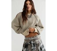 We The Free As If Crew Neck Pullover at Free People in Tea Combo, Size: Small - female