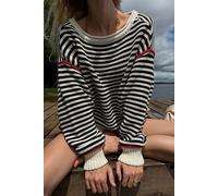 We The Free Asher Pullover at Free People in Black Combo, Size: Large - female