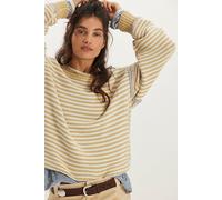 We The Free Asher Pullover at Free People in Sand Combo, Size: XS - female