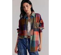 We The Free Ashley Plaid Shirt at Free People in Ginger Combo, Size: Large - female