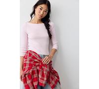 We The Free Atlas Boat Neck Top at Free People in Tiny Dancer, Size: Medium - female