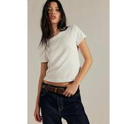 We The Free Atlas Crew Tee at Free People in Ivory, Size: Medium - female