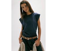 We The Free Atlas Muscle Tee at Free People in Navy Academy, Size: Medium - female
