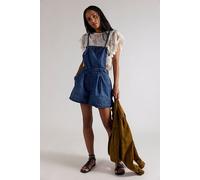 We The Free Axel Denim Shortalls at Free People in Secret Oasis, Size: Medium - female