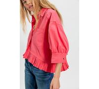 We The Free Bailey Solid Shirt at Free People in Bright Rose, Size: XL - female