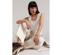 We The Free Ballad Reversible Tank Top at Free People in Clean Ivory, Size: Medium - female