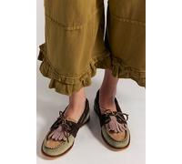 We The Free Benny Deco Boat Shoes at Free People in Enchanted Forest, Size: US 8 - female