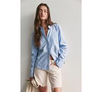 We The Free Benny Slim Oxford Button-Down at Free People in Blue Combo, Size: Medium - female