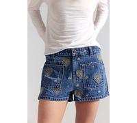 We The Free Bettie Embroidered Sailor Shorts at Free People in Be Mine, Size: 31 - female