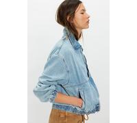 We The Free Birdie Denim Jacket at Free People in Mockingbird, Size: Medium - female