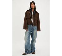We The Free Blair Vegan Suede Jacket at Free People in Chocolate Torte, Size: Medium - female