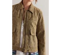 We The Free Blair Vegan Suede Jacket at Free People in Coriander, Size: XL - female