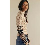 We The Free Bold Bowery Cuff at Free People in Snow Combo, Size: Medium - female