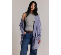 We The Free Brooklyn Cardi at Free People in Frosted Violet, Size: Large - female