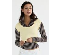 We The Free Brooklyn Tee at Free People in Double Butter, Size: Large - female