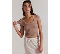 We The Free Brooklyn Tee at Free People in Stucco, Size: Large - female