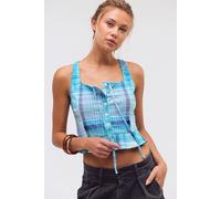 We The Free Carousel Top at Free People in Cornflower Combo, Size: Medium - female