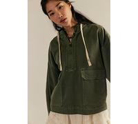 We The Free Casey Canvas Pullover at Free People in Olivine, Size: XL - female