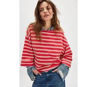 We The Free C'est La Vie Tee at Free People in Red Combo, Size: XL - female
