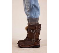 We The Free Charlie Shearling Boots at Free People in Chocolate Shearling, Size: US 8 - female