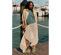 We The Free Clean Rugby Tee at Free People in Clover Combo, Size: XL - female