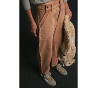 We The Free Crystal Skies Barrel Pants at Free People in Macchiato, Size: US 4 - female