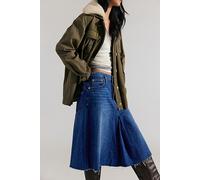 We The Free Daisy Mae Denim Midi Skirt at Free People in All My Love, Size: 30 - female