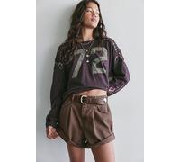 We The Free Danni Shorts at Free People in Coffee Bean, Size: Large - female