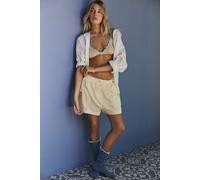 We The Free Day to Day Striped Boxers at Free People in Pale Yellow Combo, Size: Large - female