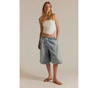 We The Free Distant Lover Culotte Jeans at Free People in Moonlit, Size: Small - female