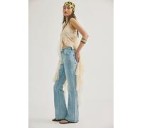 We The Free Double Knot High-Rise Straight Bootcut Jeans at Free People in Mediterranean Long, Size: 26 - female