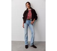 We The Free Double Knot High-Rise Straight Bootcut Jeans at Free People in Mediterranean, Size: 26 - female